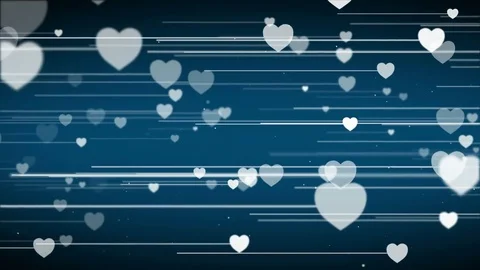 Hearts flying animation abstract background Stock Footage 71766754