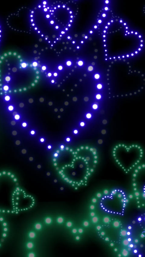 HEARTS FLYING VERTICAL 스톡 동영상 275684844