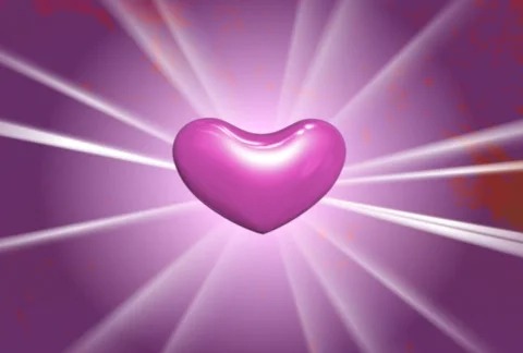 Hearts with glitter  particles Stock-Footage 307668