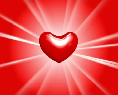 Hearts with glitter  particles Stock-Footage 307693