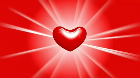 Hearts with glitter  particles Stock-Footage 307725