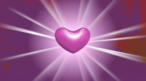 Hearts with glitter  particles Stock-Footage 307745