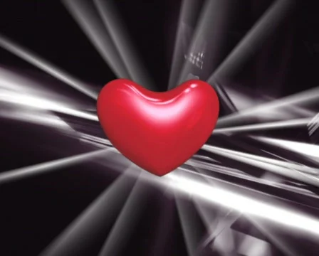 Hearts with glitter  particles Stock-Footage 307861