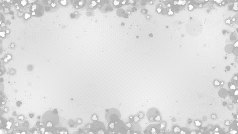 Hearts glittering frame Stock Footage 229417776