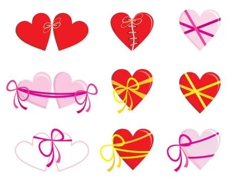 Hearts Stock Illustration
