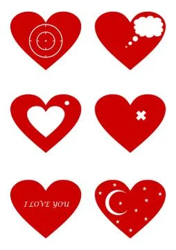 Hearts Stock Illustration