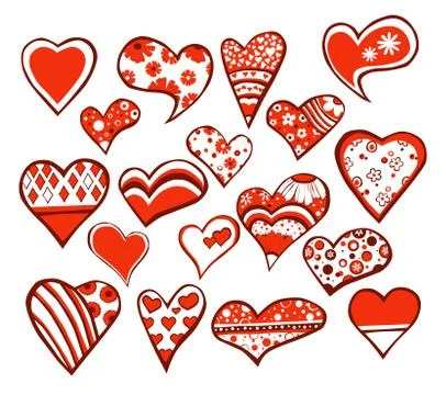 Hearts Stock Illustration