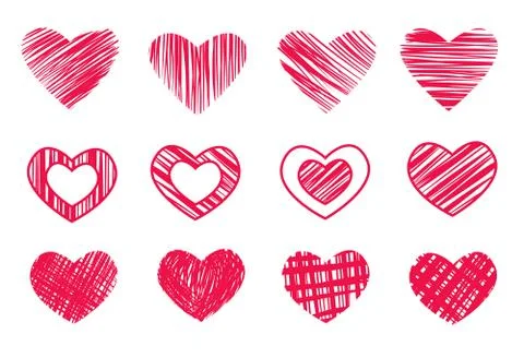 Hearts Stock Illustration