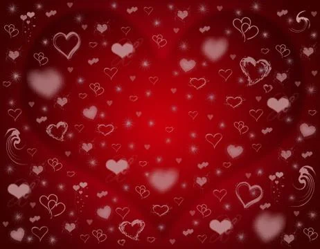 Hearts Illustrazione stock