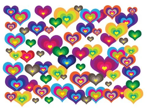 Hearts Stock Illustration