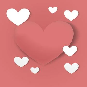 Hearts Stock Illustration