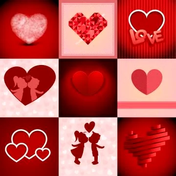 Hearts Stock Illustration