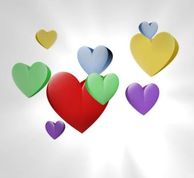 Hearts Stock Illustration