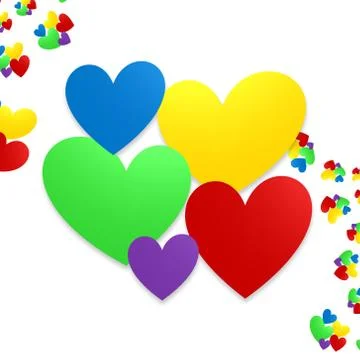 Hearts Stock Illustration