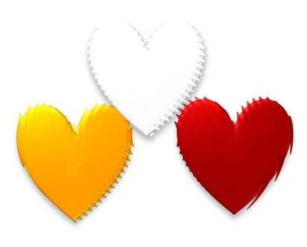 Hearts Stock Illustration