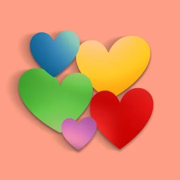 Hearts Stock Illustration