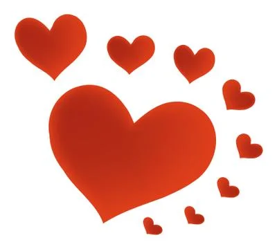 Hearts Stock Illustration