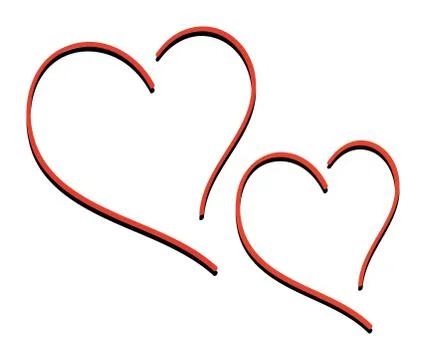 Hearts Illustrazione stock