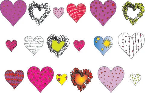 Hearts Stock Illustration