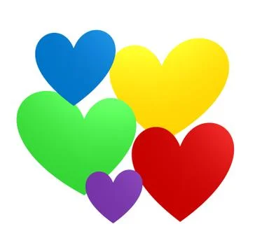 Hearts Illustrazione stock