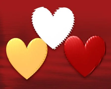 Hearts Stock Illustration