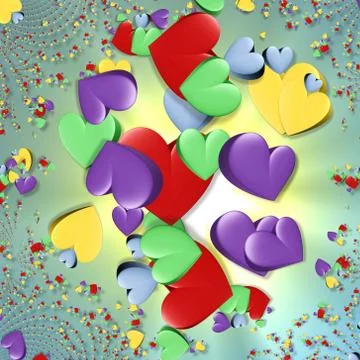 Hearts Stock Illustration