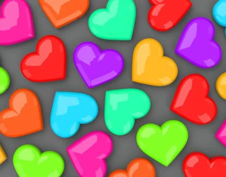 The hearts Stock Illustration