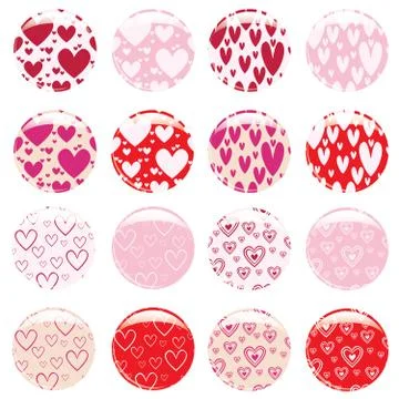 Hearts Stock Illustration