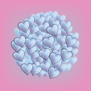 Hearts Stock Illustration