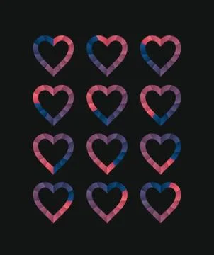 Hearts Stock Illustration