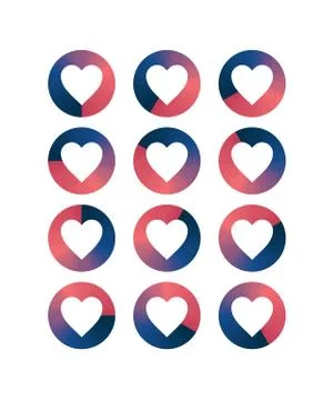 Hearts Stock Illustration