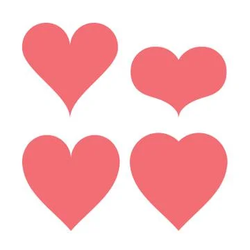 Hearts 스톡 일러스트