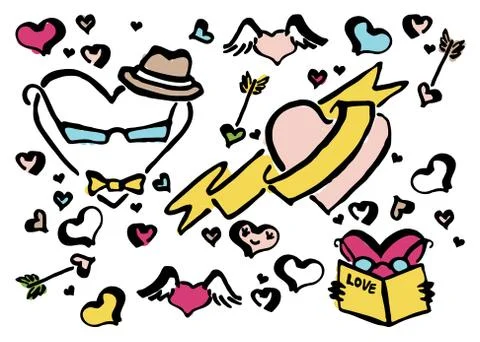 Hearts Stock Illustration