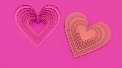 Hearts Stock Illustration