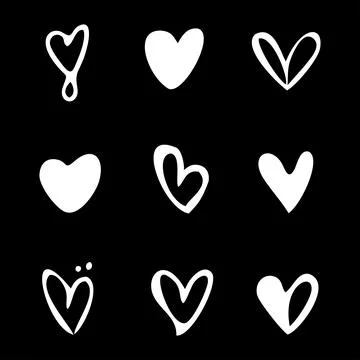 Hearts Stock Illustration