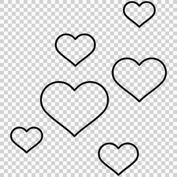 Hearts Stock Illustration