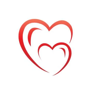 Hearts illustration Stock Illustration