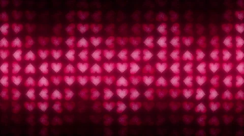 Hearts LED 007 Jaws 720p Video stock 46843528
