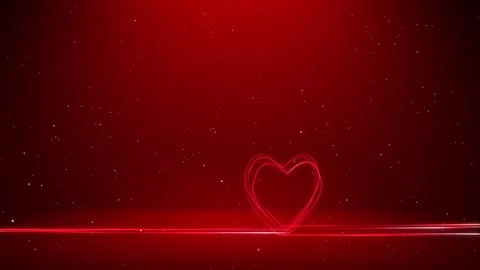 Hearts line drawings on looping glitter copy space background Vídeos de archivo 332811353