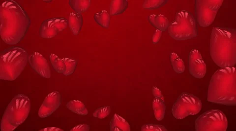 Hearts loop background Stock Footage 33420917