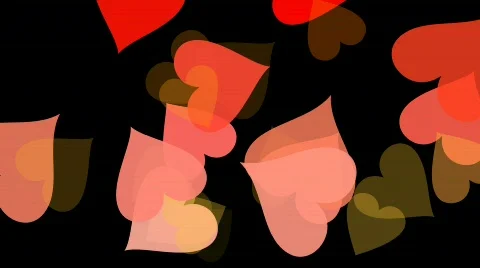 Hearts (loop) Stock Footage 547628
