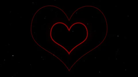 Hearts Loop Stock Footage 33660873