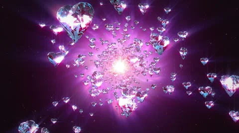 Hearts loopable background Stock Footage 47517341