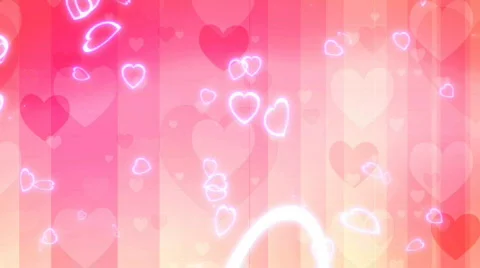 Hearts Looping Background Stock Footage 605196