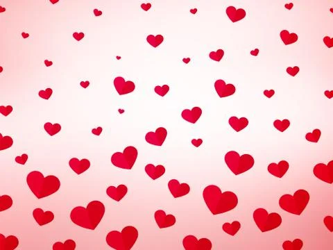 Hearts love background Stock Illustration