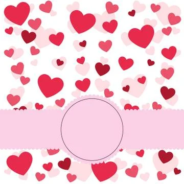 Hearts love pattern icons 스톡 일러스트