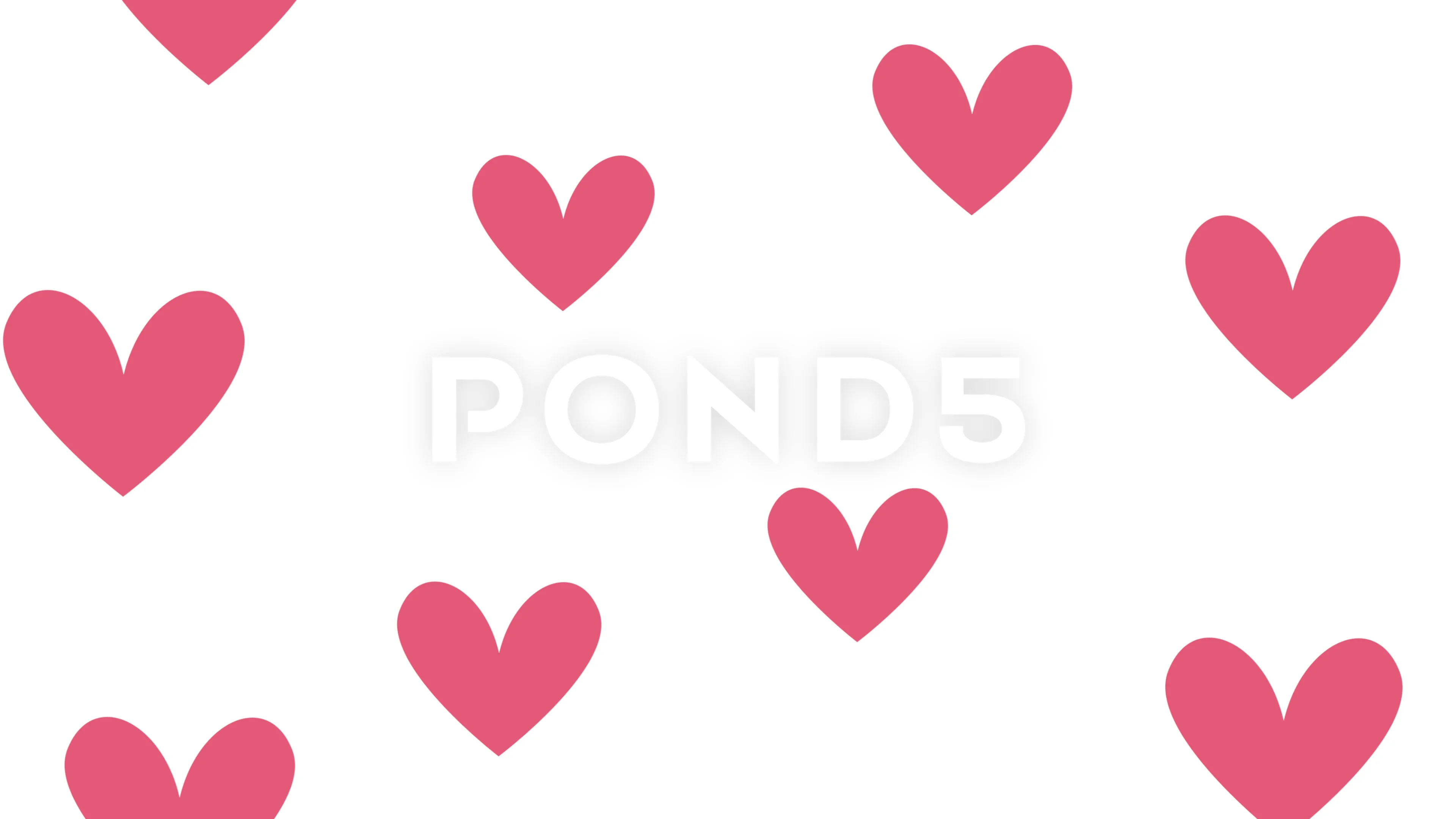 hearts love romantic pattern animation | Stock Video | Pond5