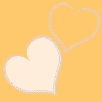 Hearts made of fabric, patchwork sewing. Design element - love, valentine, pa Illustrazione stock
