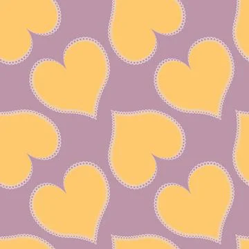 Hearts made of fabric, patchwork sewing. Design element - love, valentine, pa Illustrazione stock