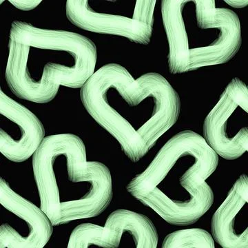 Hearts made of light-colored LED luminous Stock Illustration